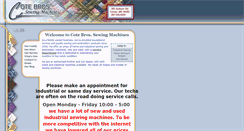 Desktop Screenshot of cotebrothers.com